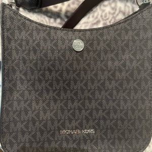 Black Michael Kors small messenger bag